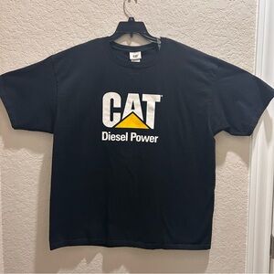 CAT Caterpillar Diesel Power Shirt 2X Construction Tee Authentic
